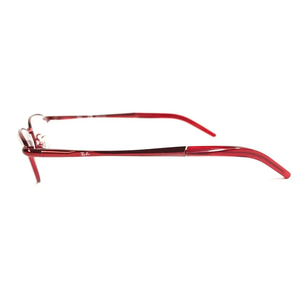 Ray-Ban Petite Eyeglasses Frames RB6109 2539 Red Oval Full Wire Rim 51-17-140